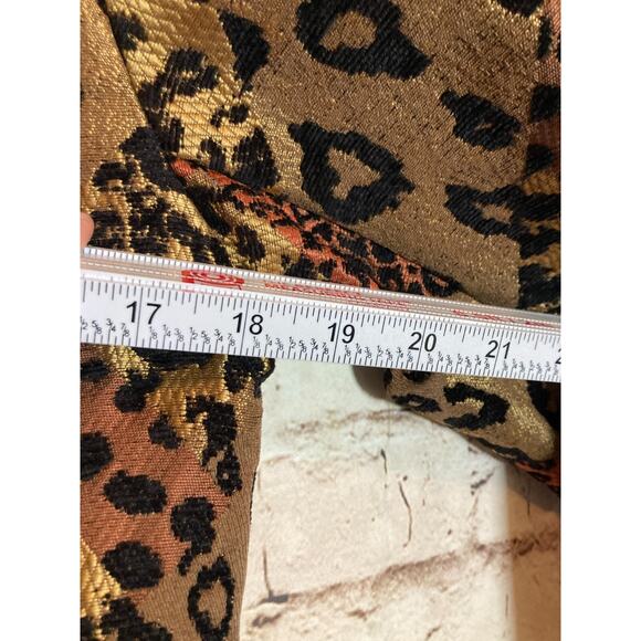 Molly & Maxx Jacket Womens Petite Small Animal Print Full Zip Artsy Tapestry - Picture 8 of 13